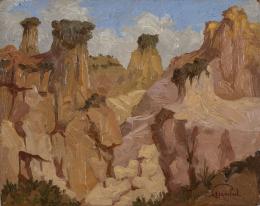 12   -  <p><span class="description">Alejandro Gómez Leal. [Paisaje], ca. 1945</span></p>