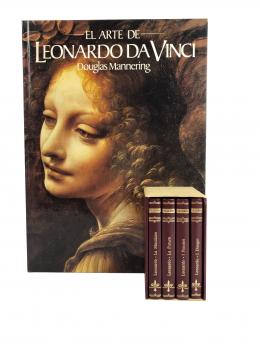 93   -  <span class="object_title">Leonardo da Vinci;  IV Tomos:  Leonardo I Pensieri; Leonardo I Disegni; Leonardo Le macchine; Leonardo La Pittura.</span>
