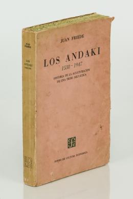 139   -  <p><span class="description">Friede, Juan. Los Andaki 1538-1947. Historia de la aculturación de una tribu selvática. </span></p>