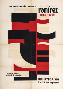 28   -  <p><span class="description">Eduardo Ramírez Villamizar. Ramírez Exposición Retrospectiva 1945-1958, 1958</span></p>