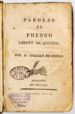 8   -  <span class="object_title">Fabulas de Phedro, liberto de Augusto</span>