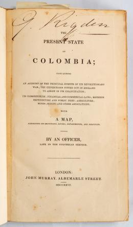 181   -  <span class="object_title">The present state of Colombia; Containing</span>