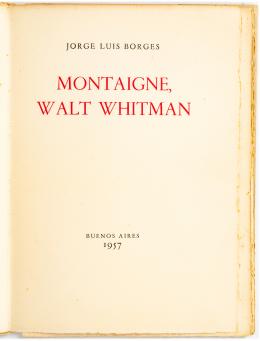 28   -  <span class="object_title">Montaigne, Walt Whitman</span>