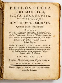 55   -  <span class="object_title">Philosophia thomistica: juxta inconcussa, tutissimaque divi Thomae dogmata, quatuor tomis comprehensa. Tomo III y IV</span>