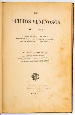 147   -  <span class="object_title">Los ofidios venenosos del Cauca</span>