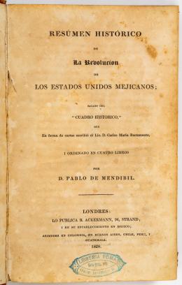 169   -  <span class="object_title">Resúmen histórico de la revolución de los Estados Unidos Mejicanos</span>