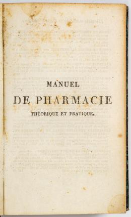 18   -  <span class="object_title">[Mutis] Manuel de Pharmacie théorique et pratique</span>