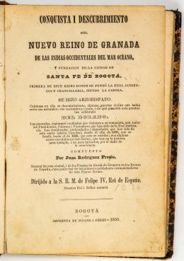63   -  <span class="object_title">[El Carnero] Conquista y Descubrimiento del Nuevo Reino de Granada</span>