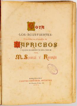 9   -  <span class="object_title">Goya. Los aguafuertes conocidos con el nombre de caprichos y notas biográficas del autor<br/></span>