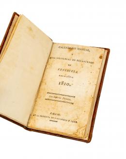 182   -  <span class="object_title">Calendario manual y guía universal de forasteros en Venezuela, para el año de 1810</span>