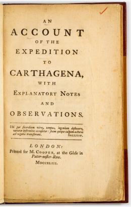 68   -  <span class="object_title">An account of the expedition to Carthagena with explanatory notes and observations</span>