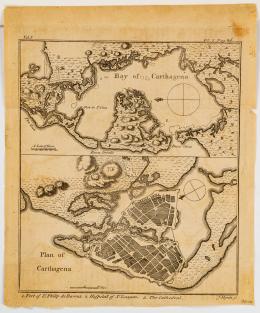 70   -  <span class="object_title">Bay of Cartagena / Plan of Cathagena</span>