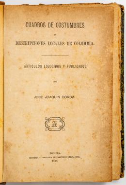 4   -  <span class="object_title">Cuadros de costumbres y descripciones locales de Colombia </span>