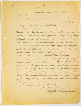 131   -  <span class="object_title">Carta de Rafael Uribe Uribe</span>