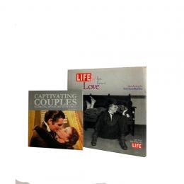 21   -  <span class="object_title">Revista Life<br/>Lote de 2 libros sobre películas y fotografías de parejas amorosas</span>