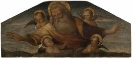 1   -  <p><span class="description">Dio Padre e angeli (posible parte de un políptico)</span></p>