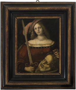 7   -  <p><span class="description">Giuditta e Oloferne. Atribución de Amadore Porcella a Lucas Cranach </span></p>