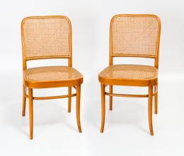 121   -  <span class="object_title">Par de sillas estilo Praga de Josef Hoffmann</span>