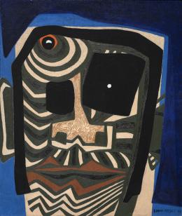 36   -  <p><span class="description">Emma Reyes. Sin título [Rostro], 1955</span></p>