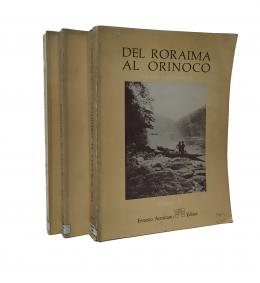 41   -  <span class="object_title">Del Roraima al Orinoco. Tomos I al III. </span>