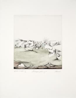 92   -  <p><span class="description">Jim Amaral. Landscapes, plate 6 of 7 de la carpeta Landscapes, 1977 </span></p>