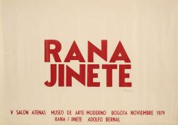 57   -  <p><span class="description">Adolfo Bernal. Rana Jinete, 1979</span></p>