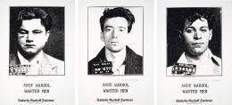 98   -  <p><span class="description">Andy Warhol. No. 2 - John Victor G, No. 11 - John Joseph H, No. 12 - Frank B. de la serie Thirteen Most Wanted, 1967</span></p>