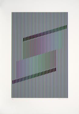 113   -  <p><span class="description">Carlos Cruz-Diez. Sin título de la carpeta Imagen e imágenes latinoamericanas de la Fundación Nuevo Cine Latinoamericano, 1994</span></p>