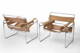 4   -  <span class="object_title">Sillas vintage estilo Wassily de Marcel Breuer</span>