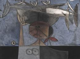 39   -  <p><span class="description">Omar Rayo. Vendedor de pescado, 1959-60 </span></p>