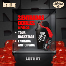 2   -  <span class="object_title">2 entradas dobles a palco + tour backstage + entrada anticipada</span>