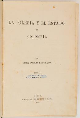 16   -  <span class="object_title">La iglesia y el estado en Colombia</span>