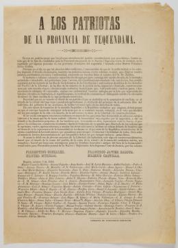 30   -  <span class="object_title">A los patriotas de la provincia de Tequendama</span>
