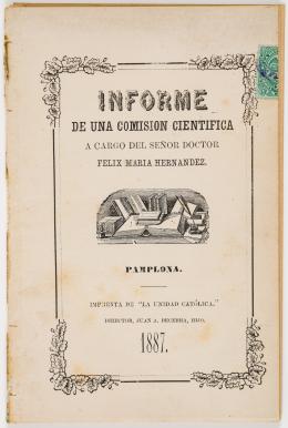 42   -  <span class="object_title">Informe de una comisión científica a cargo del señor doctor Felix Maria Hernández</span>