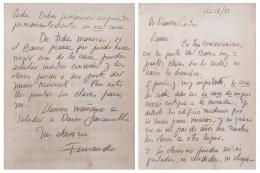 123   -  <span class="object_title">Cartas originales manuscritas por el Maestro Fernando Botero</span>