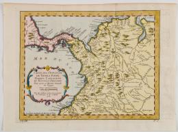 184   -  <span class="object_title">Carte des provinces de tierra firme, Darien, Cartagene et Nouvelle Grenade pour servir a L'Histoire generale des voyages</span>