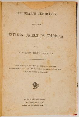 86   -  <span class="object_title">Diccionario jeográfico de los Estados Unidos de Colombia</span>