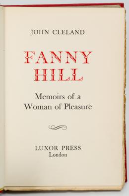 144   -  <span class="object_title">Fanny Hill Memoirs of a Woman of Pleasure</span>