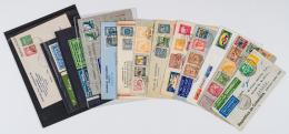 195   -  <span class="object_title">Conjunto de sobres y etiquetas de correo relacionados con el Correo Postal de Colombia y Scadta</span>