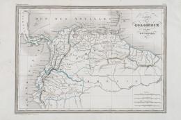 33   -  <span class="object_title">Carte de la Colombie et des Guyanes</span>