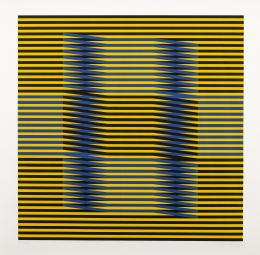 27   -  <p><span class="description">Carlos Cruz-Diez. Induction Chromatique EDR 5, 2009</span></p>