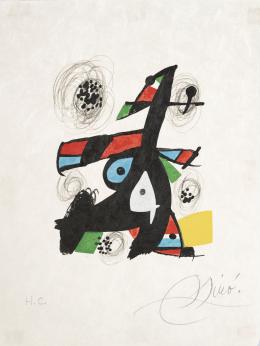 44   -  <p><span class="description">Joan Miró. De la carpeta La Mélodie Acide V, 1980</span></p>