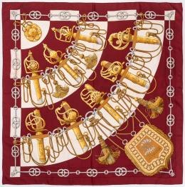 61   -  <span class="typology">Foulard. de J. Abadie para Hermès</span>. 