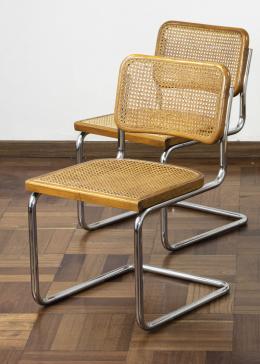 48   -  <span class="object_title">Sillas cantilever Cesca, estilo Marcel Breuer</span>