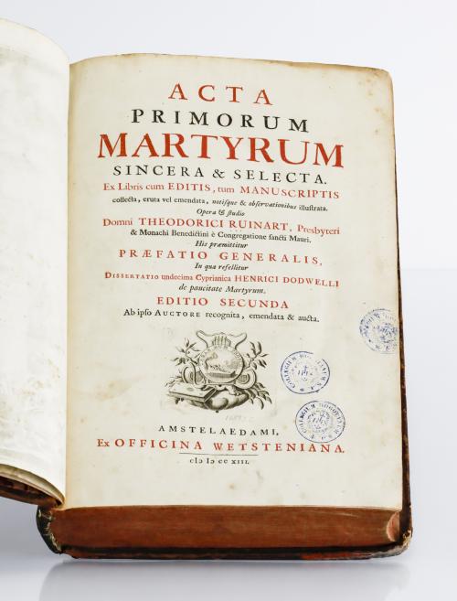 Acta Primorum martyrum sincera & selecta