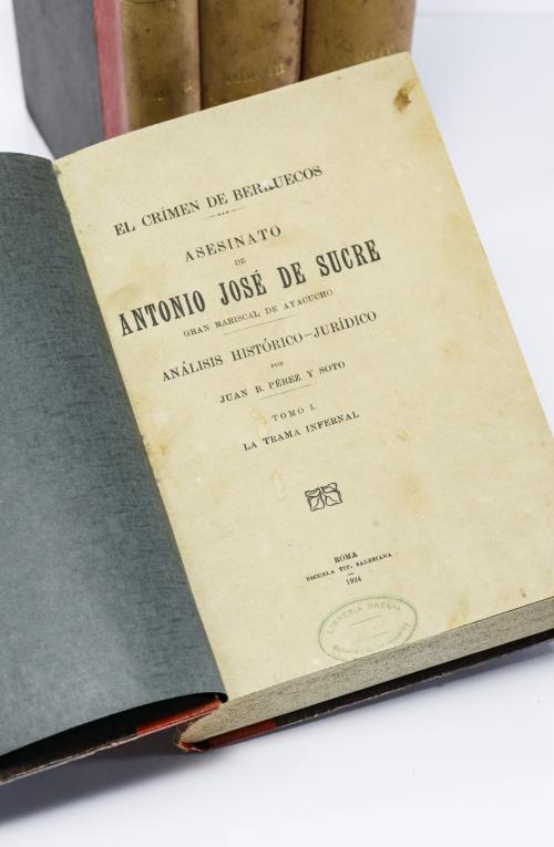 Pérez y Soto, Juan B. : El crimen de Berruecos. Asesinato d