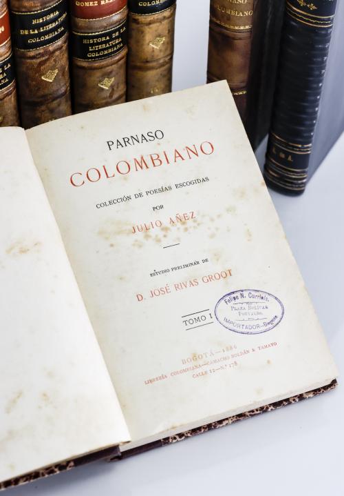 Añez, Julio : Parnaso Colombiano. Colección de poesías esco