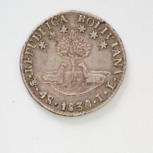 Monedas bolivianas de plata