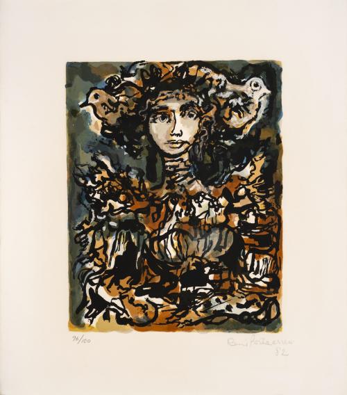 René Portocarrero Cuba, 1912 - 1985 : Sin título