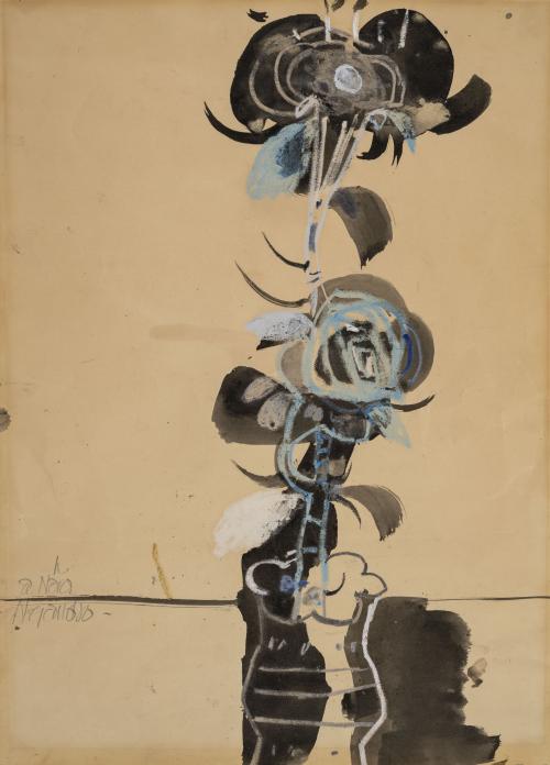Alejandro Obregón España, 1920 - Colombia, 1992 : [Flores]